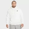 Sweat Capuche Nike Sportswear Club Fleece Blanc