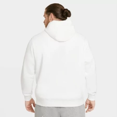 Sweat Capuche Nike Sportswear Club Fleece Blanc