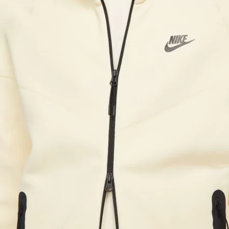 Veste Capuche Nike Sportswear Tech Fleece Windrunner Beige