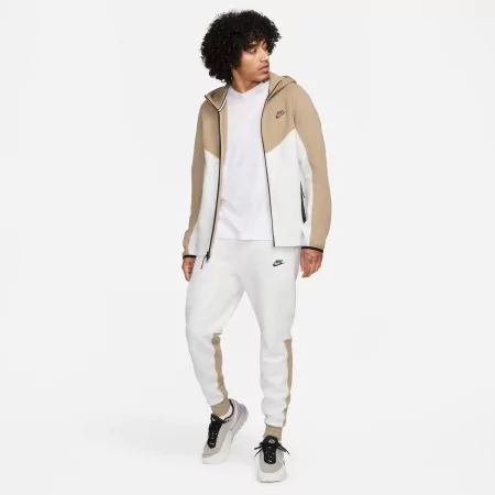 Veste Capuche Nike Sportswear Tech Fleece Windrunner Blanc