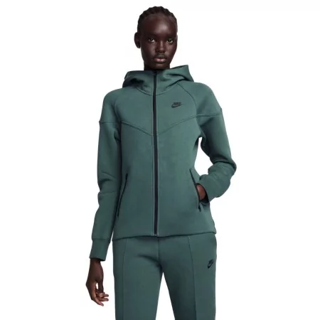 Veste Capuche Nike Sportswear Tech Fleece Femme Bleu