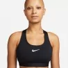 Brassiere Nike Swoosh Medium Support Femme Noir