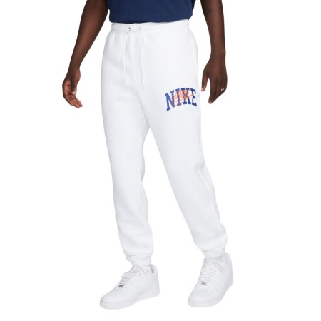 Pantalon Jogging Nike Club Fleece Blanc