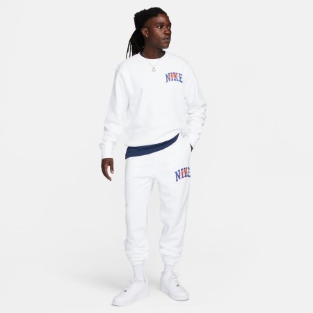 Pantalon Jogging Nike Club Fleece Blanc