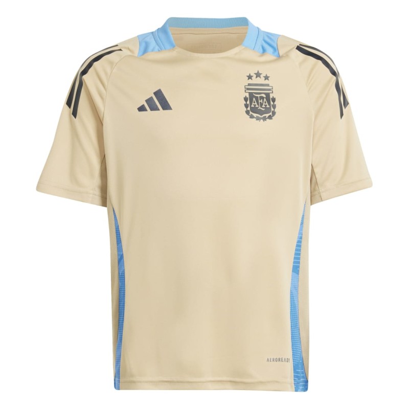 Maillot Entrainement Argentine Enfant Beige