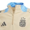 Sweat Entrainement Argentine Enfant Beige