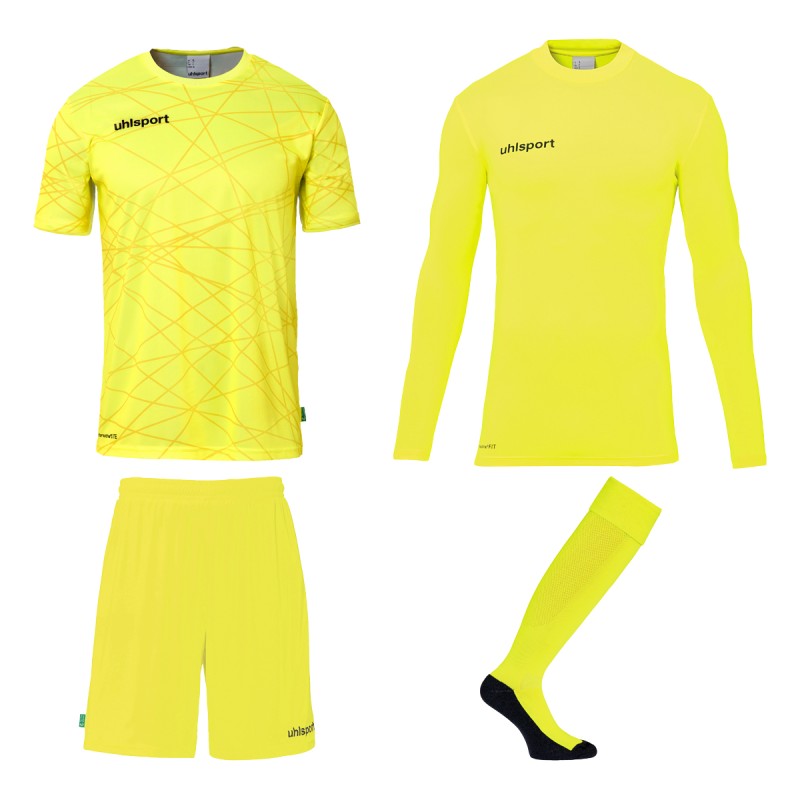 Kit Gardien Prediction Enfant Jaune Espace Foot