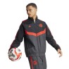 Veste Survetement River Plate Gris/Rouge