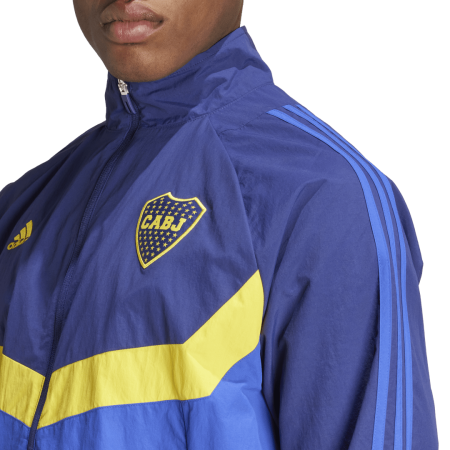 Veste Survetement Boca Juniors Bleu/Jaune