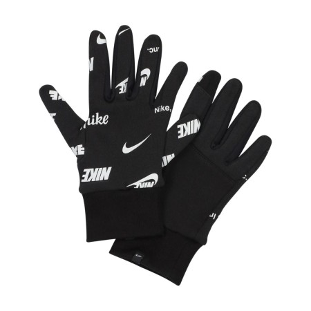 Gants Hiver Nike Club Fleece Noir Et Blanc