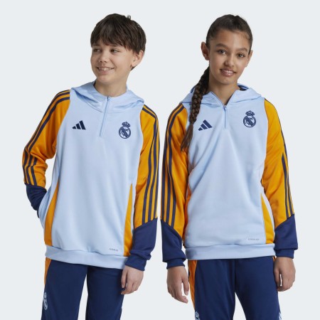 Sweat Capuche Real Madrid Enfant Bleu