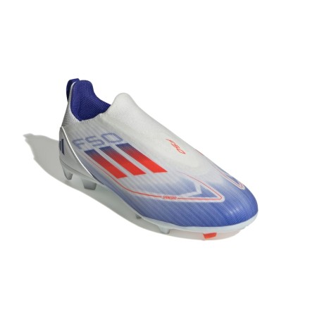 Adidas F50 League Sans Lacets FgMg Enfant Bleu