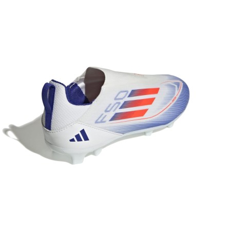 Adidas F50 League Sans Lacets FgMg Enfant Bleu