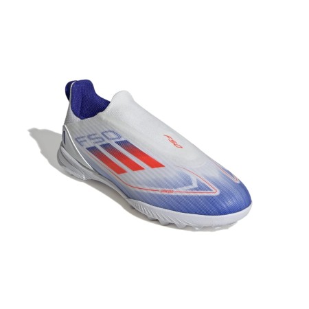 Adidas F50 League Sans Lacets Tf Enfant Blanc