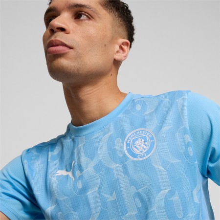 Maillot Avant-Match Manchester City Bleu