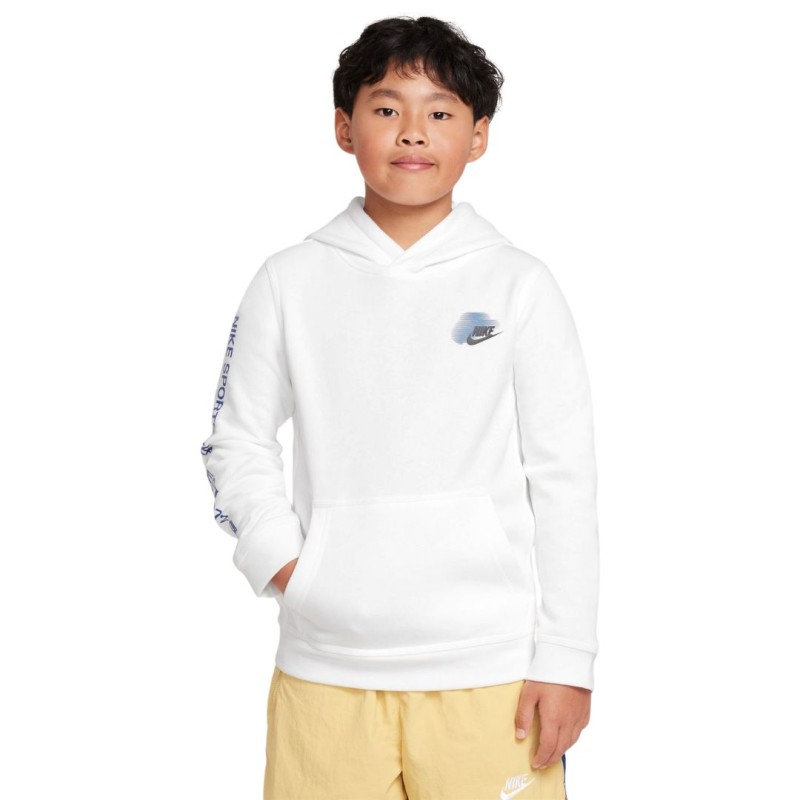 Sweat Capuche Nike Sportswear Enfant Blanc