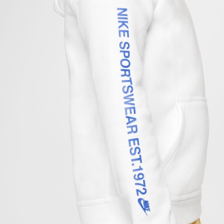 Sweat Capuche Nike Sportswear Enfant Blanc