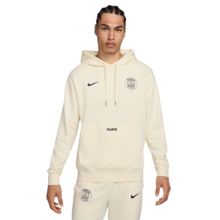 Sweat Capuche Psg Blanc