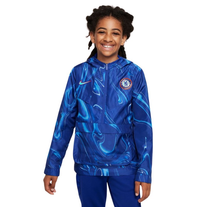 Veste Capuche Chelsea Enfant Bleu