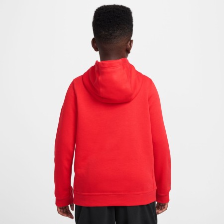 Sweat Capuche Liverpool Club Enfant Rouge