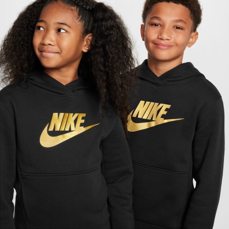 Sweat Nike Club Fleece Enfant NoirOr