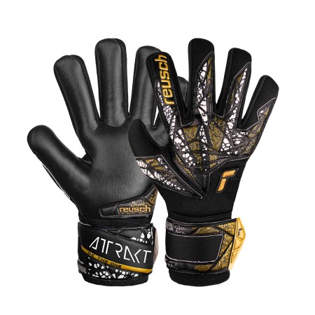 Gant Gardien Reusch Attrakt Silver Finger Support Noir