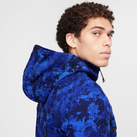 Veste Nike Techfleece Bleu